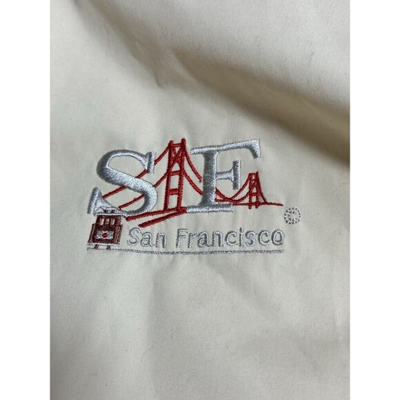 CHENERAL San Francisco Reversible Jacket Removable Hood Adult size Small Yellow - Picture 6 of 13